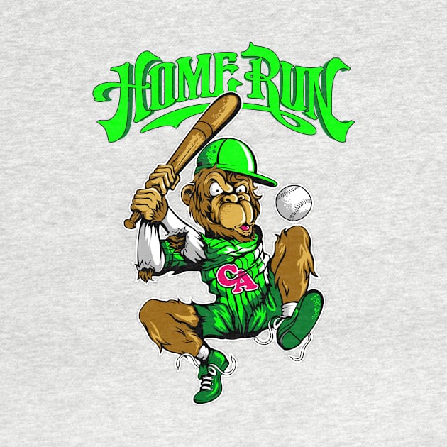 Home Run Monkey by D3monic